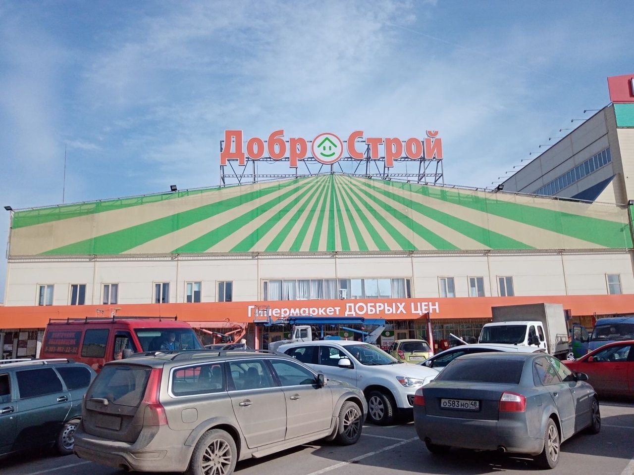 Брендмауэр для магазина Добрострой